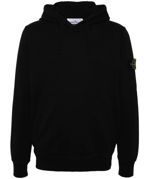 Stone Island - Sweat à capuche noir pas cher chine