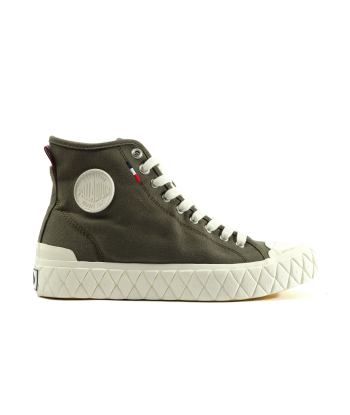 77015-325-M | PALLA ACE CANVAS MID | OLIVE NIGHT soldes