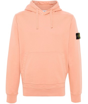 Stone Island - Sweat à capuche orange shop