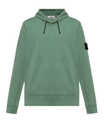 Stone Island - Sweat à capuche Vert sauge Le MVP de beaucoup