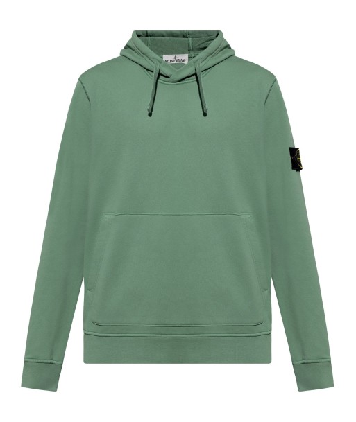 Stone Island - Sweat à capuche Vert sauge Le MVP de beaucoup