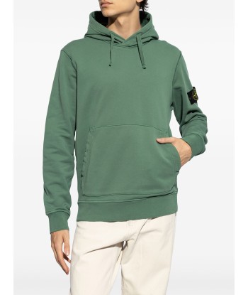 Stone Island - Sweat à capuche Vert sauge Le MVP de beaucoup