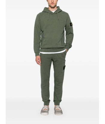 Stone Island - pantalon de jogging vert olive pas cheres