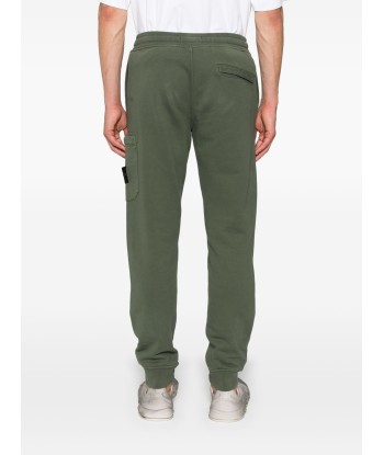 Stone Island - pantalon de jogging vert olive pas cheres