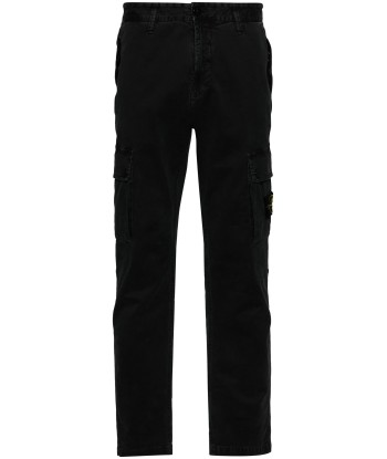 Stone Island - Pantalon cargo slim noir Les magasins à Paris