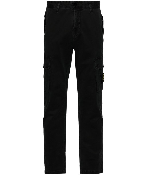 Stone Island - Pantalon cargo slim noir Les magasins à Paris