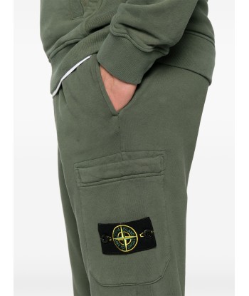 Stone Island - pantalon de jogging vert olive pas cheres