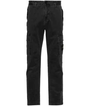 Stone Island - pantalon cargo slim gris anthracite une grave pollution 