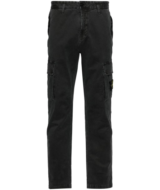 Stone Island - pantalon cargo slim gris anthracite une grave pollution 