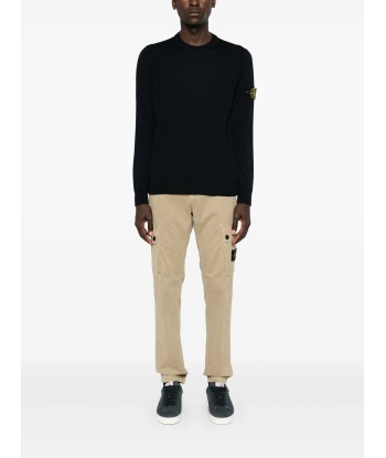 Stone Island - Pantalon cargo slim biscuit outlet