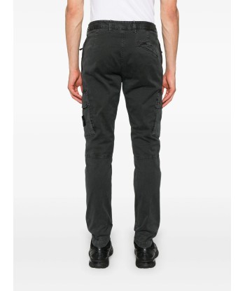 Stone Island - pantalon cargo slim gris anthracite une grave pollution 