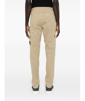 Stone Island - Pantalon cargo slim biscuit outlet