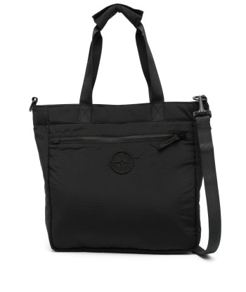 STONE ISLAND - TOTE BAG NOIR pas chere