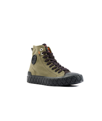 77015-361-M | PALLA ACE CANVAS MID | OLIVE NIGHT/BLACK pas cher chine