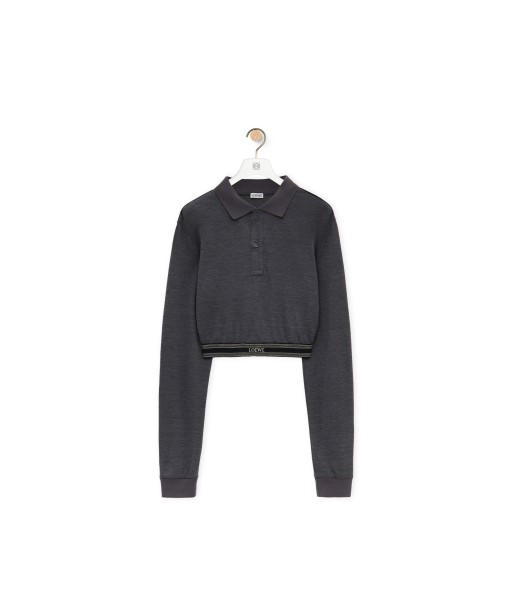 LOEWE - LONG SLEEVE CROPPED POLO à prix réduit toute l'année