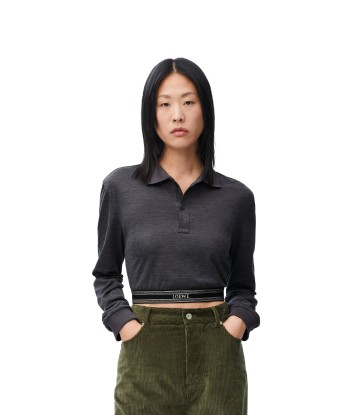 LOEWE - LONG SLEEVE CROPPED POLO à prix réduit toute l'année