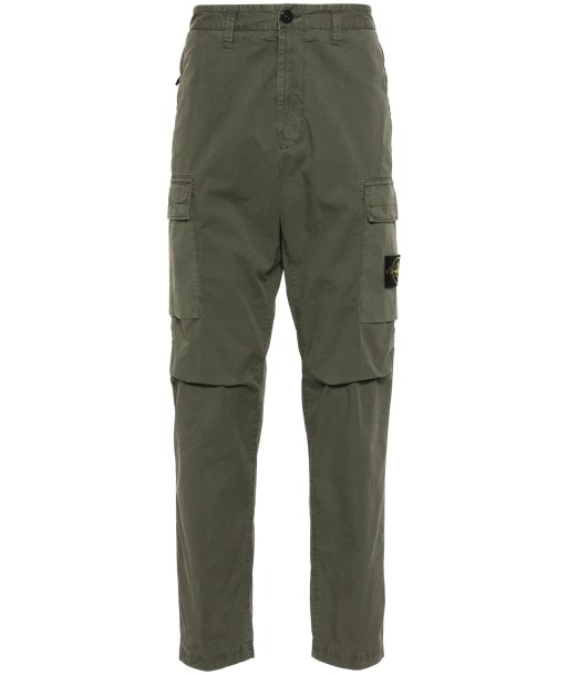 Stone Island - Pantalon cargo regular tapered kaki votre