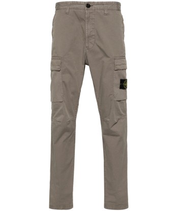 Stone Island - Pantalon cargo regular tapered dove grey Toutes les collections ici