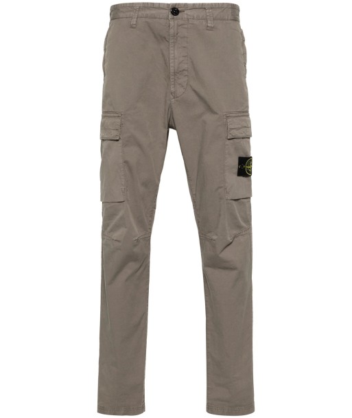 Stone Island - Pantalon cargo regular tapered dove grey Toutes les collections ici