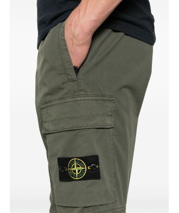 Stone Island - Pantalon cargo regular tapered kaki votre