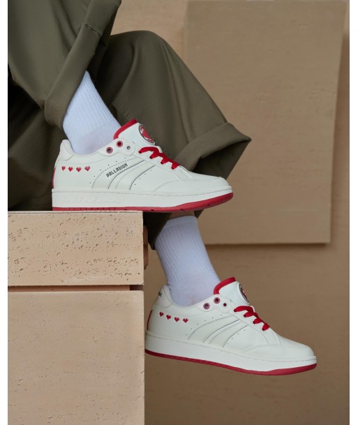 09249-119-M | MEN'S PALLALOUVEL VALT SNEAKERS | BEIGE/RED prix