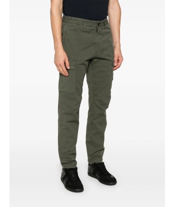 Stone Island - Pantalon cargo regular tapered kaki votre