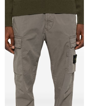 Stone Island - Pantalon cargo regular tapered dove grey Toutes les collections ici