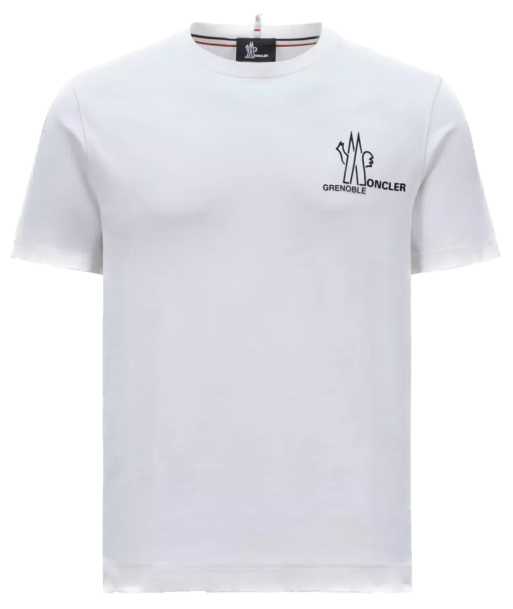 MONCLER GRENOBLE - T- SHIRT BLANC NEIGE shop