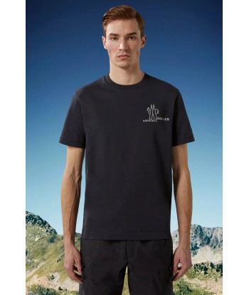 MONCLER GRENOBLE - T- SHIRT BLEU MARINE Voir les baskets