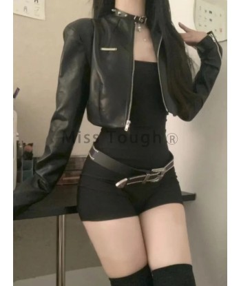 Black Leather Jacket and Stylish Outfits for the Perfect Kawaii Style Le MVP de beaucoup