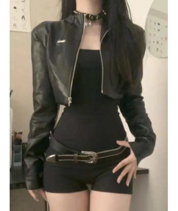 Black Leather Jacket and Stylish Outfits for the Perfect Kawaii Style Le MVP de beaucoup