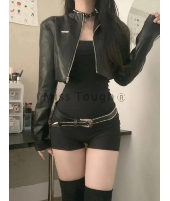 Black Leather Jacket and Stylish Outfits for the Perfect Kawaii Style Le MVP de beaucoup