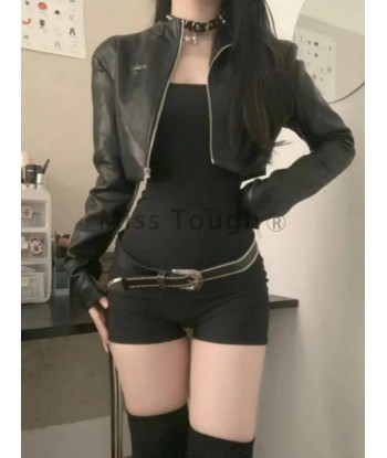 Black Leather Jacket and Stylish Outfits for the Perfect Kawaii Style Le MVP de beaucoup