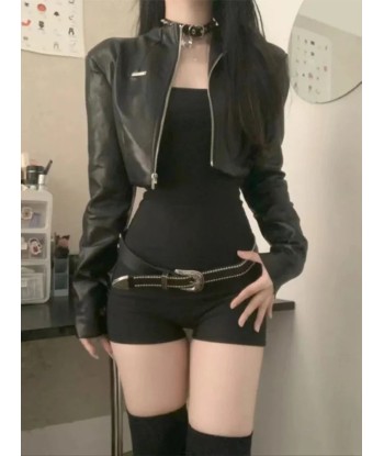 Black Leather Jacket and Stylish Outfits for the Perfect Kawaii Style Le MVP de beaucoup