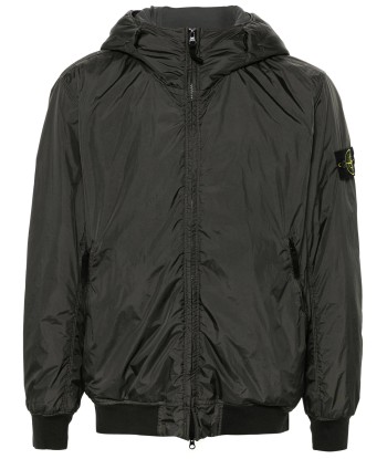 STONE ISLAND - VESTE A CAPUCHE CRINKLE soldes