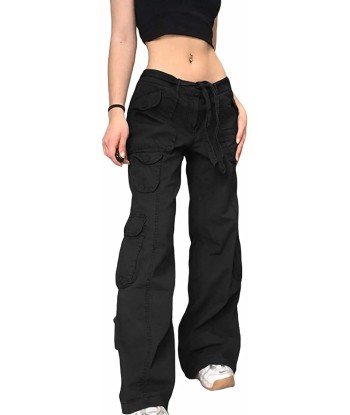 Baggy Gothic Cargo Pants with Zipper in Green for Alternative Styles | Discover Now! pas cher 