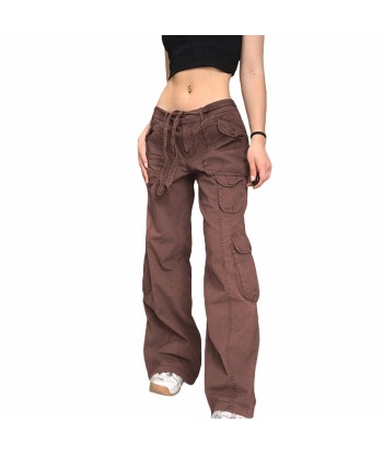 Baggy Gothic Cargo Pants with Zipper in Green for Alternative Styles | Discover Now! pas cher 