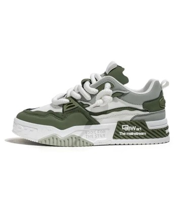 Y2K Skate Shoes in Olive Green Comfortable prix pour 