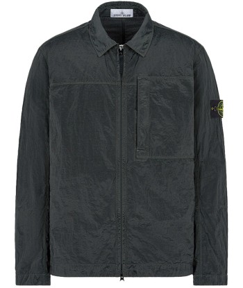 STONE ISLAND - SURCHEMISE NYLON MÉTAL GRISE Jusqu'à 80% De Réduction