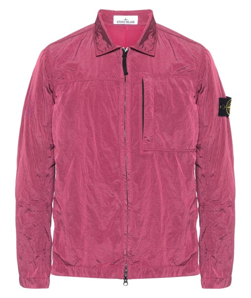 STONE ISLAND - SURCHEMISE NYLON MÉTAL VIOLETTE Economisez 