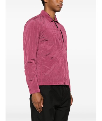 STONE ISLAND - SURCHEMISE NYLON MÉTAL VIOLETTE Economisez 