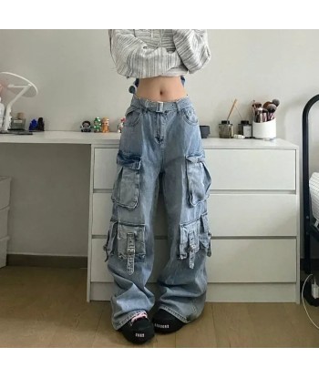 Acubi Oversize Cargo Jeans Wide Leg Pants with Many Pockets sélection de produits