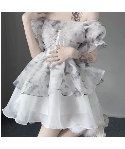 Cottagecore-Lolita-Princess Dress with Puff Sleeves and Square Neckline 50-70% off 