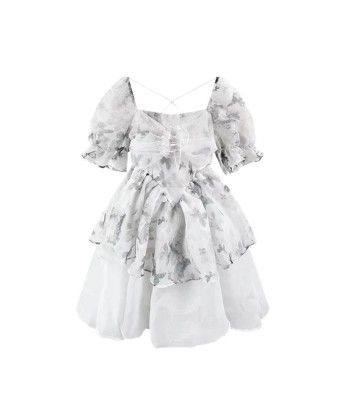 Cottagecore-Lolita-Princess Dress with Puff Sleeves and Square Neckline 50-70% off 