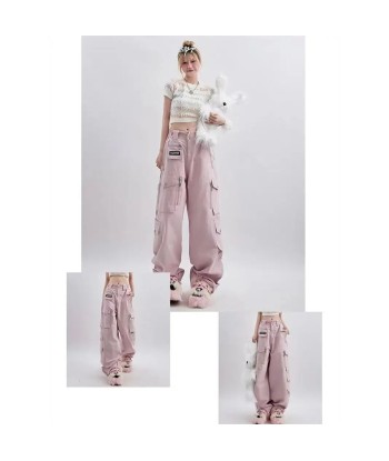 Rosa Y2K Cargo Pants with Oversized Cut en stock