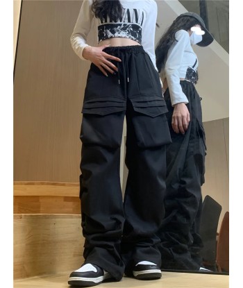 Ladies Cargo Pants in Pink Baggy High-Waist in Harajuku Style livraison et retour toujours gratuits