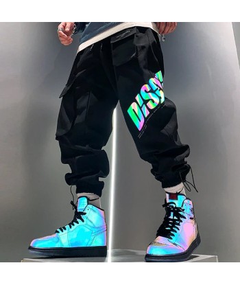 Reflective Techwear Cargo Pants for Street Style destockage