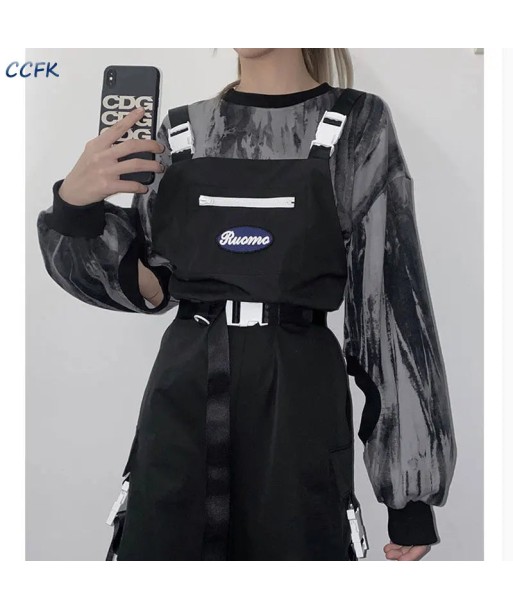 Highwaist Techwear Cargo Pants for Women in Harajuku Style acheter