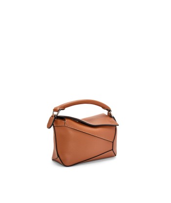 LOEWE - Puzzle edge mini bag marron français