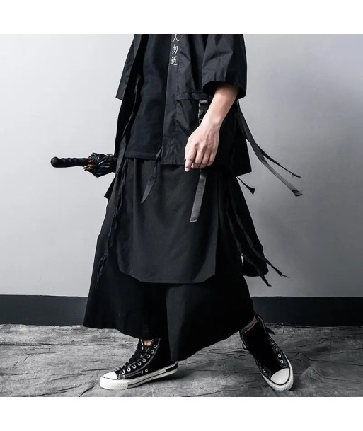 Unisex Techwear Pants in Gothic Style with Wide Leg ouvre sa boutique